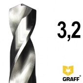 Сверло по металлу удлиненные 3,2 мм GRAFF