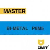 Полотно ножовочное 300х12,7х0,62 мм по металлу Bi-metal GRAFF серии "Master"